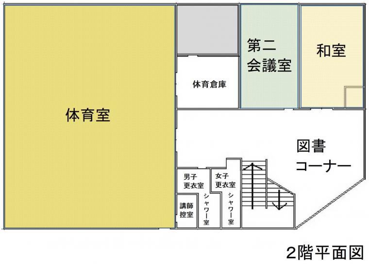 本館2階平面図