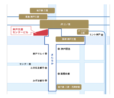 三宮SC地図