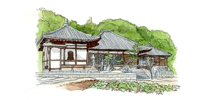 転法輪寺(イラスト)