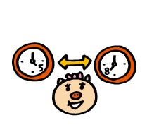 5時から8時をお知らせするトコトン