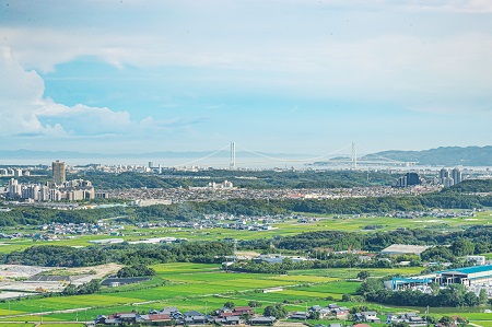 雌岡山眺望