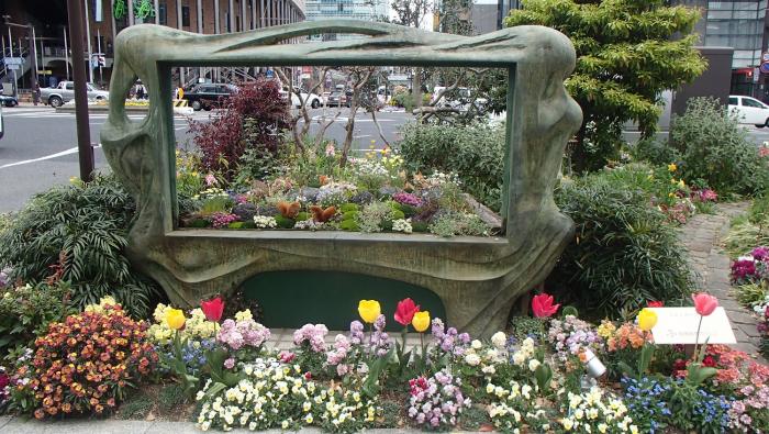 阪急阪神ホテルズの花壇写真